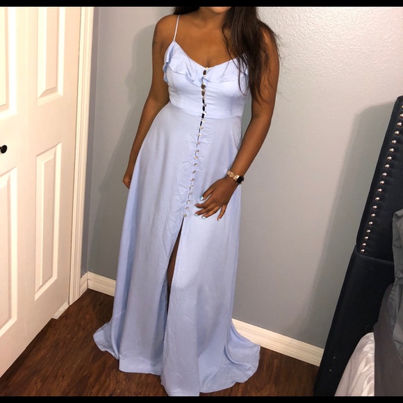 FORVER21 BUTTON DOWN DRESS - Picture 1 of 2